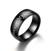 Titanium&stainless Steel Fashion Geometric Ring  (men Myking-5) Nhtp0019-men-myking-5 main image 2