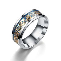 Titanium&stainless Steel Fashion Geometric Ring  (8mm Alloy Bottom Alloy Piece-6) Nhtp0051-8mm-alloy-bottom-alloy-piece-6 main image 67