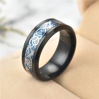 Titanium&stainless Steel Fashion Geometric Ring  (8mm Alloy Bottom Alloy Piece-6) Nhtp0051-8mm-alloy-bottom-alloy-piece-6 main image 89