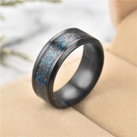 Titanium&stainless Steel Fashion Geometric Ring  (8mm Alloy Bottom Alloy Piece-6) Nhtp0051-8mm-alloy-bottom-alloy-piece-6 main image 82