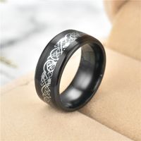 Titanium&stainless Steel Fashion Geometric Ring  (8mm Alloy Bottom Alloy Piece-6) Nhtp0051-8mm-alloy-bottom-alloy-piece-6 main image 19