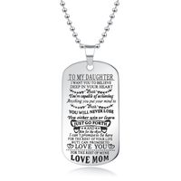 Exclusif Pour Croix-frontière Nouvelle Famille Chaud Collier Pendentif À Mon Duaghter Fabricants Peut Personnaliser Peut Tailler D'écriture main image 5