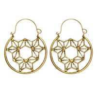 Alloy Simple Flowers Earring  (alloy) Nhgy2768-alloy main image 2