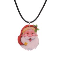 Alloy Fashion Geometric Necklace  (santa Claus 1) Nhyl0535-santa-claus-1 main image 3