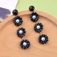 Alloy Fashion Flowers Earring  (photo Color) Nhqd5930-photo-color sku image 1