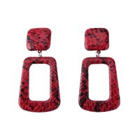 Acrylic Fashion Geometric Earring  (red) Nhjq11117-red main image 1