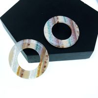 Plastic Fashion  Earring  (photo Color) Nhom1145-photo-color sku image 1