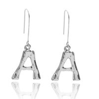 Alloy Simple Geometric Earring  (letter A Alloy 1294) Nhxr2672-letter-a-alloy-1294 main image 30