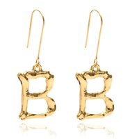 Alloy Simple Geometric Earring  (letter A Alloy 1294) Nhxr2672-letter-a-alloy-1294 main image 31
