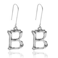 Alloy Simple Geometric Earring  (letter A Alloy 1294) Nhxr2672-letter-a-alloy-1294 main image 32