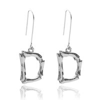 Alloy Simple Geometric Earring  (letter A Alloy 1294) Nhxr2672-letter-a-alloy-1294 main image 36