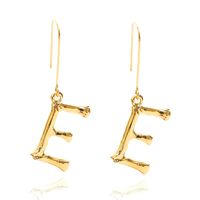 Alloy Simple Geometric Earring  (letter A Alloy 1294) Nhxr2672-letter-a-alloy-1294 main image 37