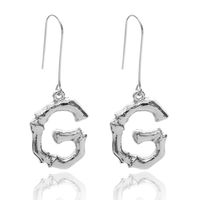 Alloy Simple Geometric Earring  (letter A Alloy 1294) Nhxr2672-letter-a-alloy-1294 main image 29