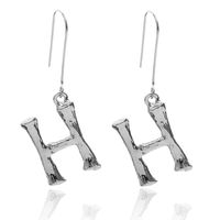 Alloy Simple Geometric Earring  (letter A Alloy 1294) Nhxr2672-letter-a-alloy-1294 main image 44