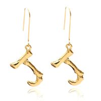 Alloy Simple Geometric Earring  (letter A Alloy 1294) Nhxr2672-letter-a-alloy-1294 main image 47