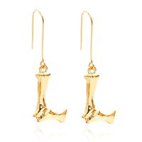 Alloy Simple Geometric Earring  (letter A Alloy 1294) Nhxr2672-letter-a-alloy-1294 main image 51