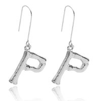 Alloy Simple Geometric Earring  (letter A Alloy 1294) Nhxr2672-letter-a-alloy-1294 main image 8