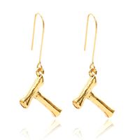 Alloy Simple Geometric Earring  (letter A Alloy 1294) Nhxr2672-letter-a-alloy-1294 main image 15