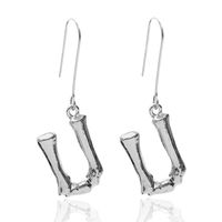 Alloy Simple Geometric Earring  (letter A Alloy 1294) Nhxr2672-letter-a-alloy-1294 main image 18