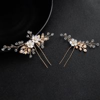 Alloy Simple Flowers Hair Accessories  (alloy) Nhhs0609-alloy main image 2