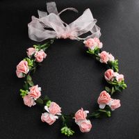 Cloth Fashion Flowers Hair Accessories  (hs-j4547 Pink) Nhhs0613-hs-j4547-pink main image 1