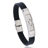 Titanium&stainless Steel Fashion Geometric Bracelet  (photo Color) Nhpk2206-photo-color sku image 1