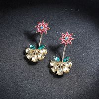 Alloy Fashion Flowers Earring  (photo Color) Nhqd5999-photo-color sku image 1