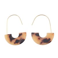 Plastic Fashion Geometric Earring  (lava Color) Nhjq10999-lava-color main image 3