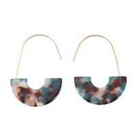 Plastic Fashion Geometric Earring  (lava Color) Nhjq10999-lava-color main image 5