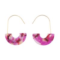 Plastic Fashion Geometric Earring  (lava Color) Nhjq10999-lava-color main image 7