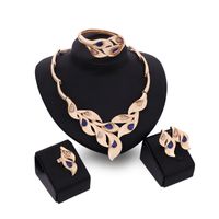 Alloy Fashion  Necklace  (61154155 Blue) Nhxs2178-61154155-blue main image 2