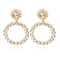 Alloy Simple Geometric Earring  (alloy Model With Rhinestones) Nhxr2691-alloy-model-with-rhinestones main image 1