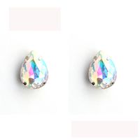 Imitated Crystal&cz Fashion Geometric Earring  (white K+ White Rhinestone) Nhhs0627-white-k-white-rhinestone main image 3