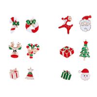 Quelle Hersteller Eine Woche Set Kombination Weihnachts Ohrringe Ohrringe Frauen Heiß Verkaufte Kreative Geschenke main image 1