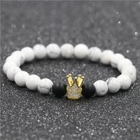 Alloy Fashion Geometric Bracelet  (scrub Stone Crown) Nhyl0545-scrub-stone-crown main image 5