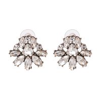 Imitated Crystal&cz Fashion Geometric Earring  (white) Nhjj5430-white main image 1