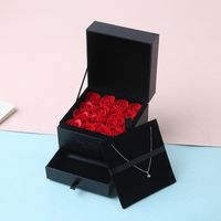 Alloy Fashion  Necklace  (16 Red Flowers + Tote Bag) Nhmp0033-16-red-flowers-tote-bag main image 2