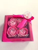 4 Roses Savon Fleur Qixi Jour De Valentine Événement D'entreprise Promotion Cadeau D'anniversaire Croix-frontière Cadeau Présent Pour Client main image 3