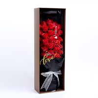 Cadeau D'anniversaire 33 Roses Savon Fleur Bouquet Creative Qixi Cadeau Du Jour De Valentine Confession Cadeau Pour Petite Amie main image 2