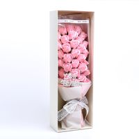Cadeau D'anniversaire 33 Roses Savon Fleur Bouquet Creative Qixi Cadeau Du Jour De Valentine Confession Cadeau Pour Petite Amie main image 3