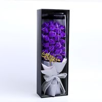 Cadeau D'anniversaire 33 Roses Savon Fleur Bouquet Creative Qixi Cadeau Du Jour De Valentine Confession Cadeau Pour Petite Amie main image 4