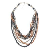 Beads Fashion Geometric Necklace  (color Mixing) Nhct0387-color-mixing main image 1