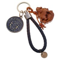 Leather Fashion Bolso Cesta Key Chain  (aries) Nhpk2220-aries main image 4