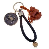 Leather Fashion Bolso Cesta Key Chain  (aries) Nhpk2220-aries main image 5