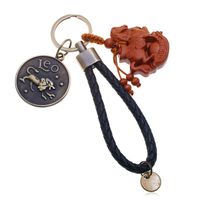 Leather Fashion Bolso Cesta Key Chain  (aries) Nhpk2220-aries main image 6