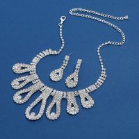 Imitated Crystal&cz Fashion  Necklace  (alloy White) Nhkq2260-alloy-white main image 1