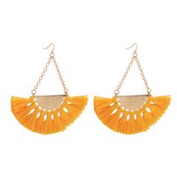 Alloy Fashion Tassel Earring  (blue) Nhqs0084-blue main image 3