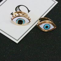 Ins Internet-promi Im Gleichen Stil Dämonen Augen Ring Weibliche Asymmetrische Augen Ring Schmuck Übertrieben Trend Kreative Geschenke main image 1