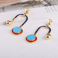 Alloy Fashion Geometric Earring  (photo Color) Nhqs0500-photo-color main image 1