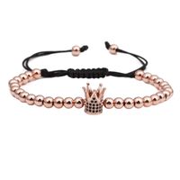 Natural Stone Fashion Bolso Cesta Bracelet  (alloy Black Zirconium) Nhyl0573-alloy-black-zirconium main image 3